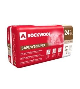 Rockwool Safe'n'Sound 24 inch O.C. For 2x4 Wood Studs
